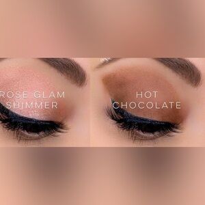 Senegence mini set Hot Chocolate and Rose Glam Shimmer Shadowsense
